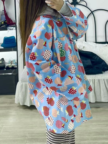 gucci men's apple print jacket