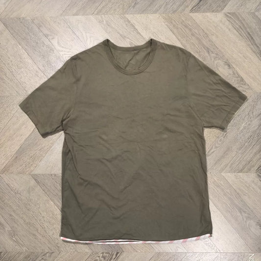 visvim olive green jumbo tee shirt