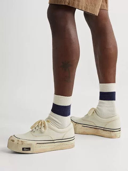Visvim 22ss Deck Logan II Canvas Sneakers