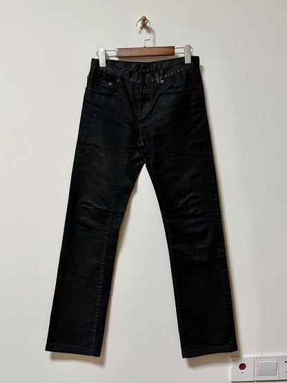 dior homme waxed skinny jeans size 30