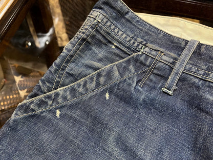 vintage blue dyed work pants RRL
