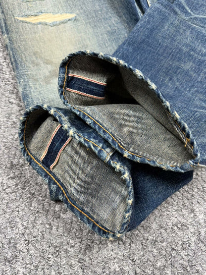 madness distressed denim pants for casual styling