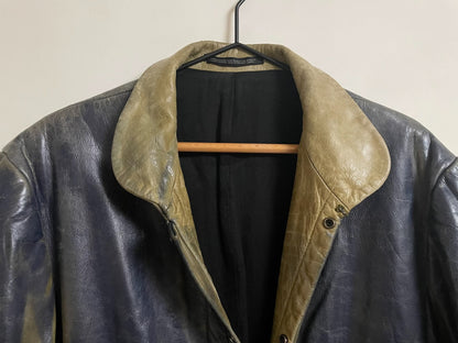 Yohji Yamamoto Vintage Distressed Leather Jacket