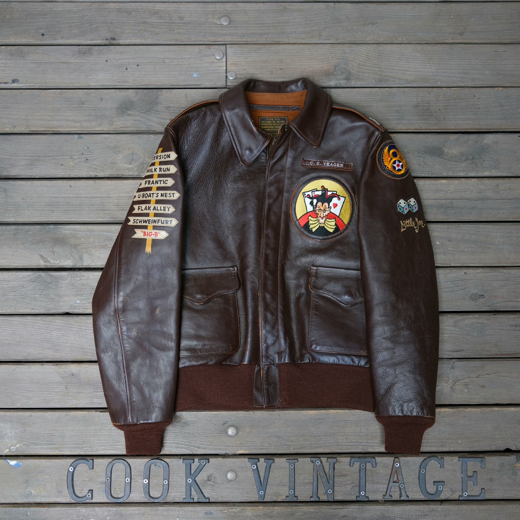 Real McCoy Horsehide A2 Flight Jacket