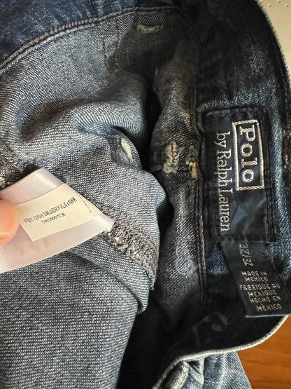 vintage distressed baggy denim pants