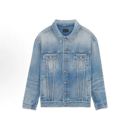 SAINT LAURENT Light Blue Denim Jacket