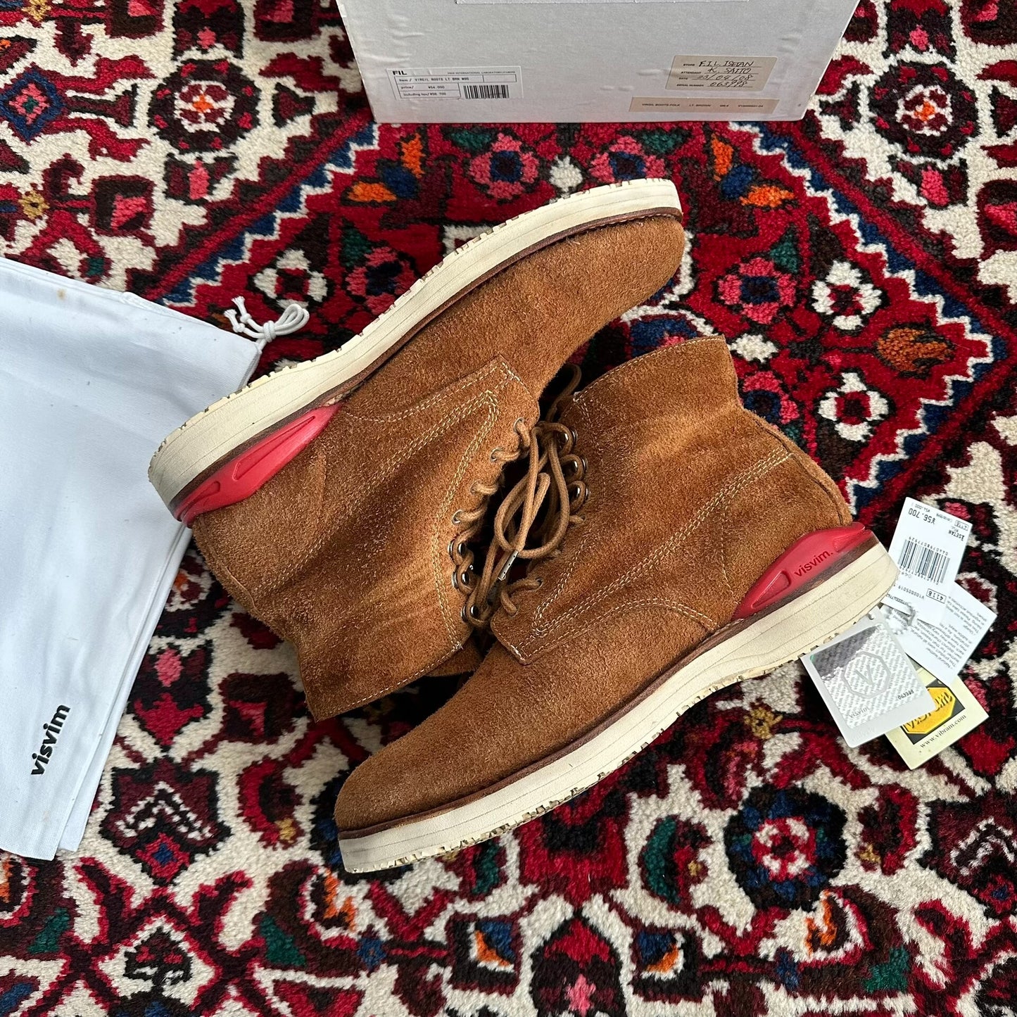 Visvim 10SS Virgil Boots in Brown