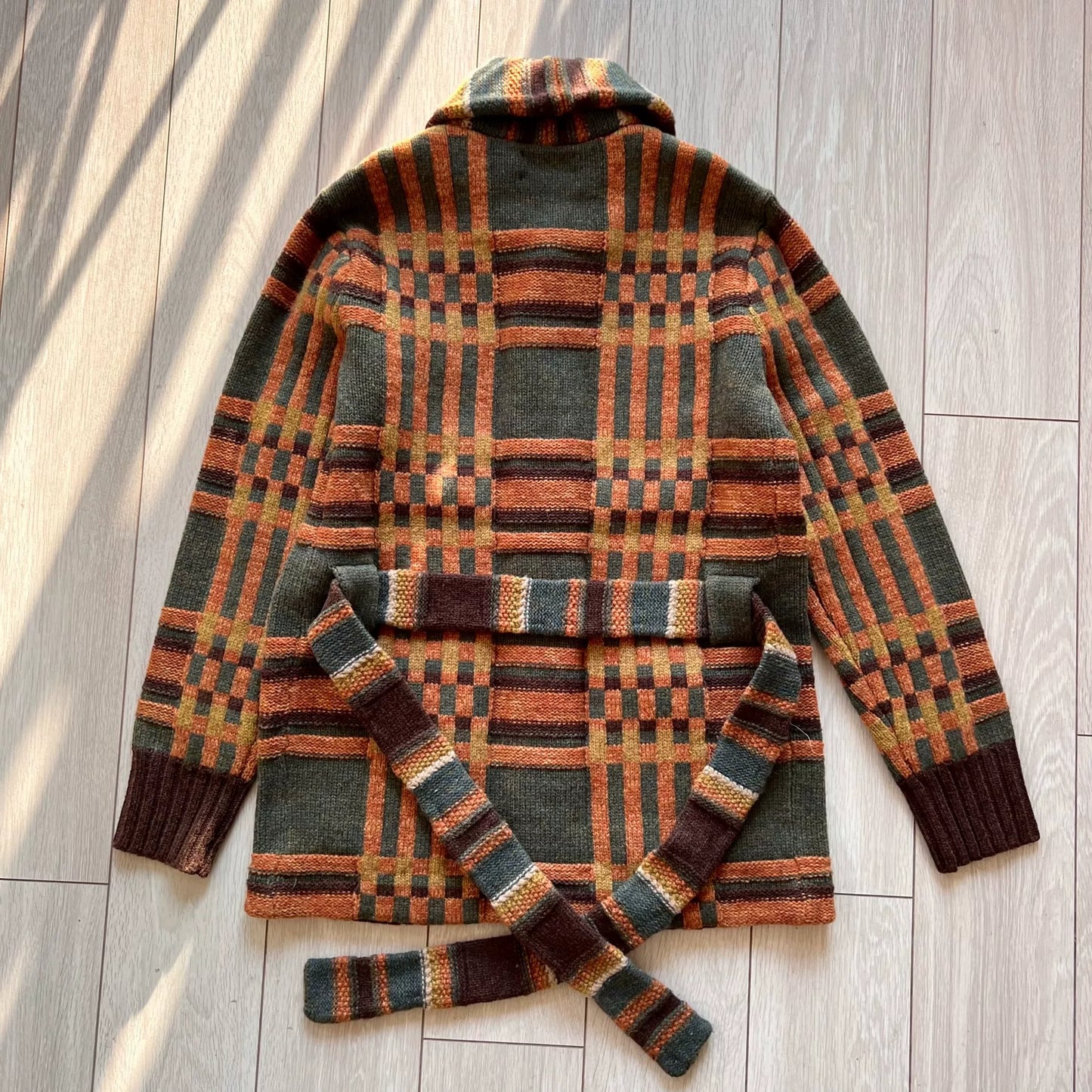 RRL Shawl Collar Navajo Wool Cardigan