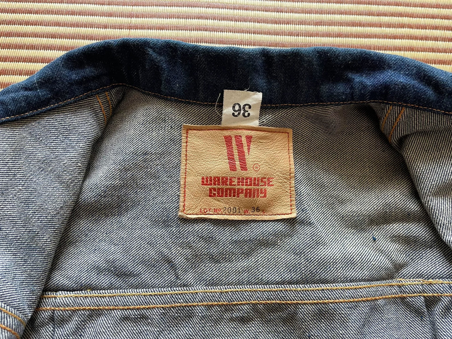 Warehouse 2001 Natural Indigo Jacket