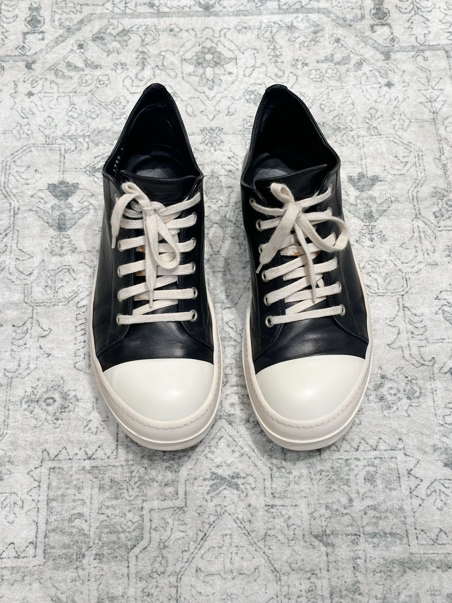Rick Owens Main Line Leather Low-Top