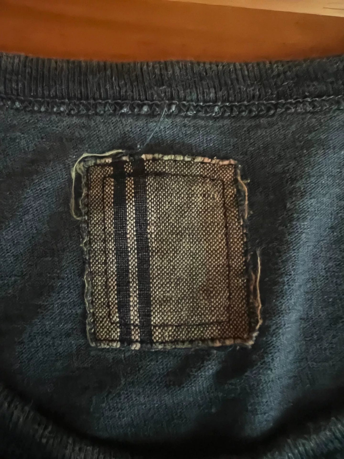 visvim 2015 Blue Dye Short Sleeve T-shirt