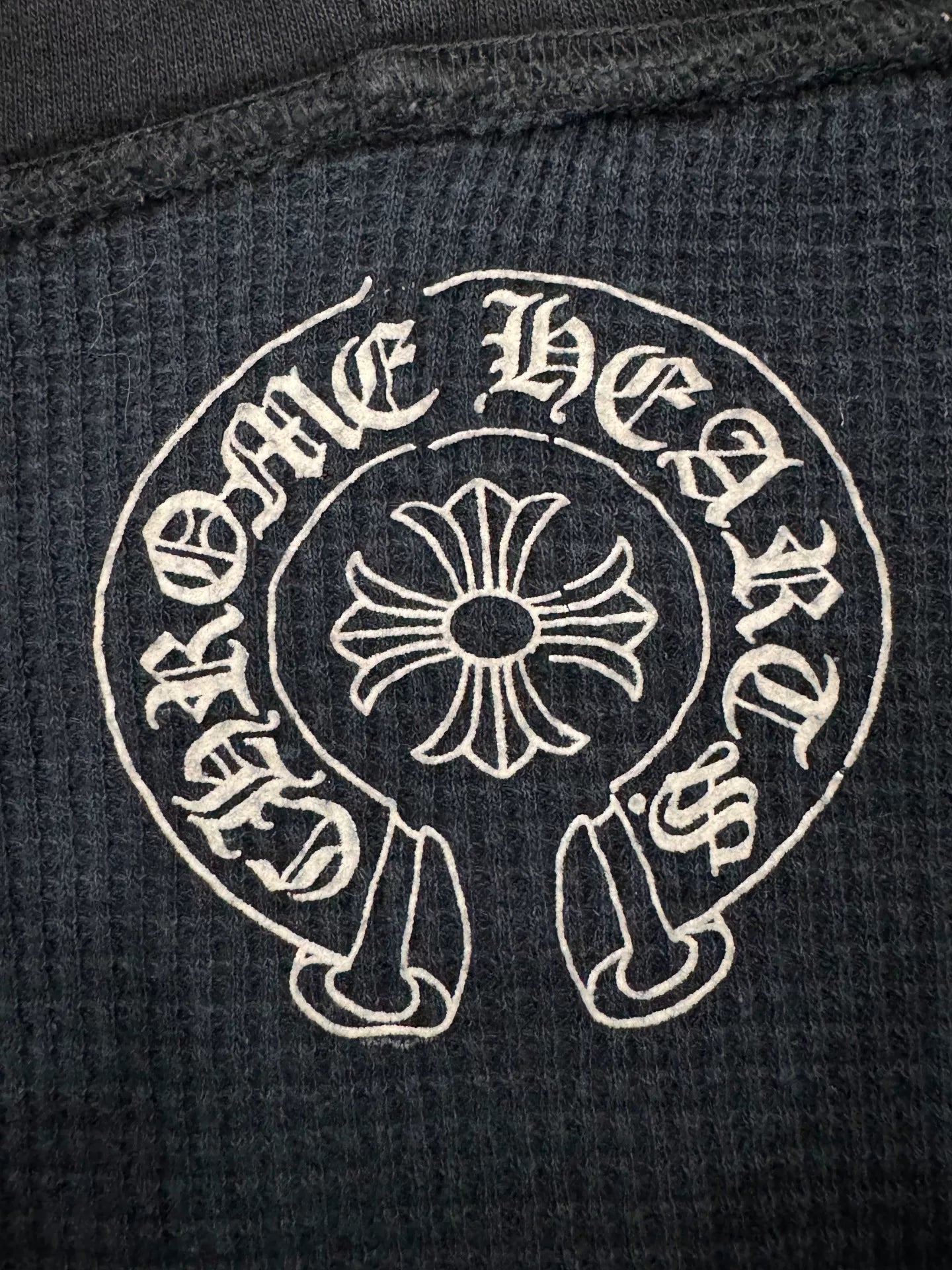 Chrome Hearts Black Zipper Hoodie with Cross Design