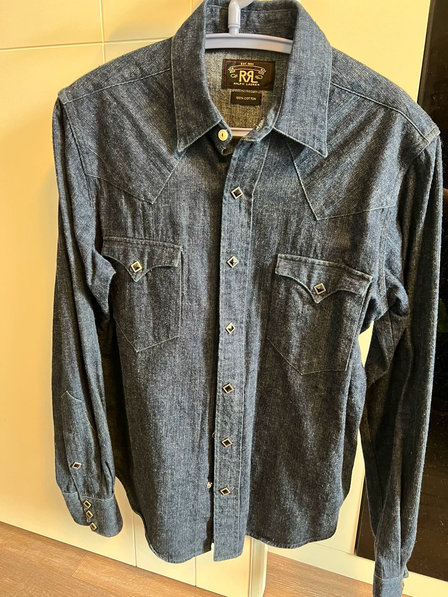 RRL Thick Shirt in Dusty Pink Color