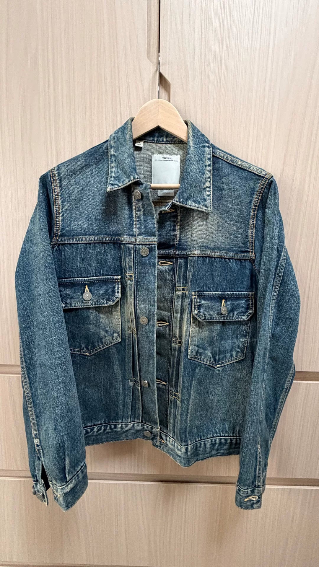 Visvim 101JKT Damaged Snake Tag Denim
