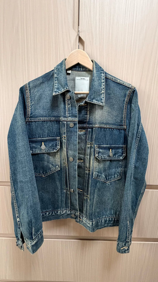 Visvim 101JKT Damaged Snake Tag Denim
