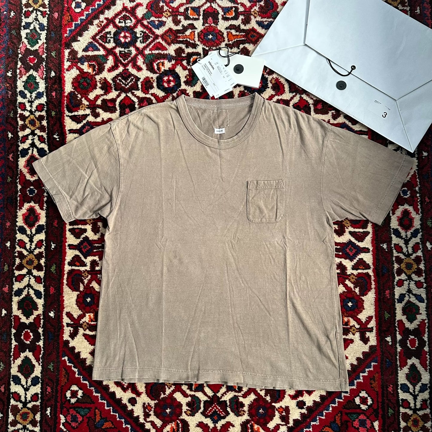 visvim jumbo dyed t-shirt short sleeve