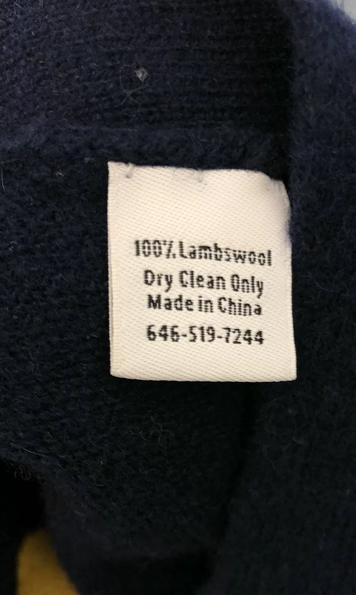 jack spade navy yellow striped sweater