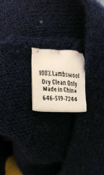 jack spade navy yellow striped sweater