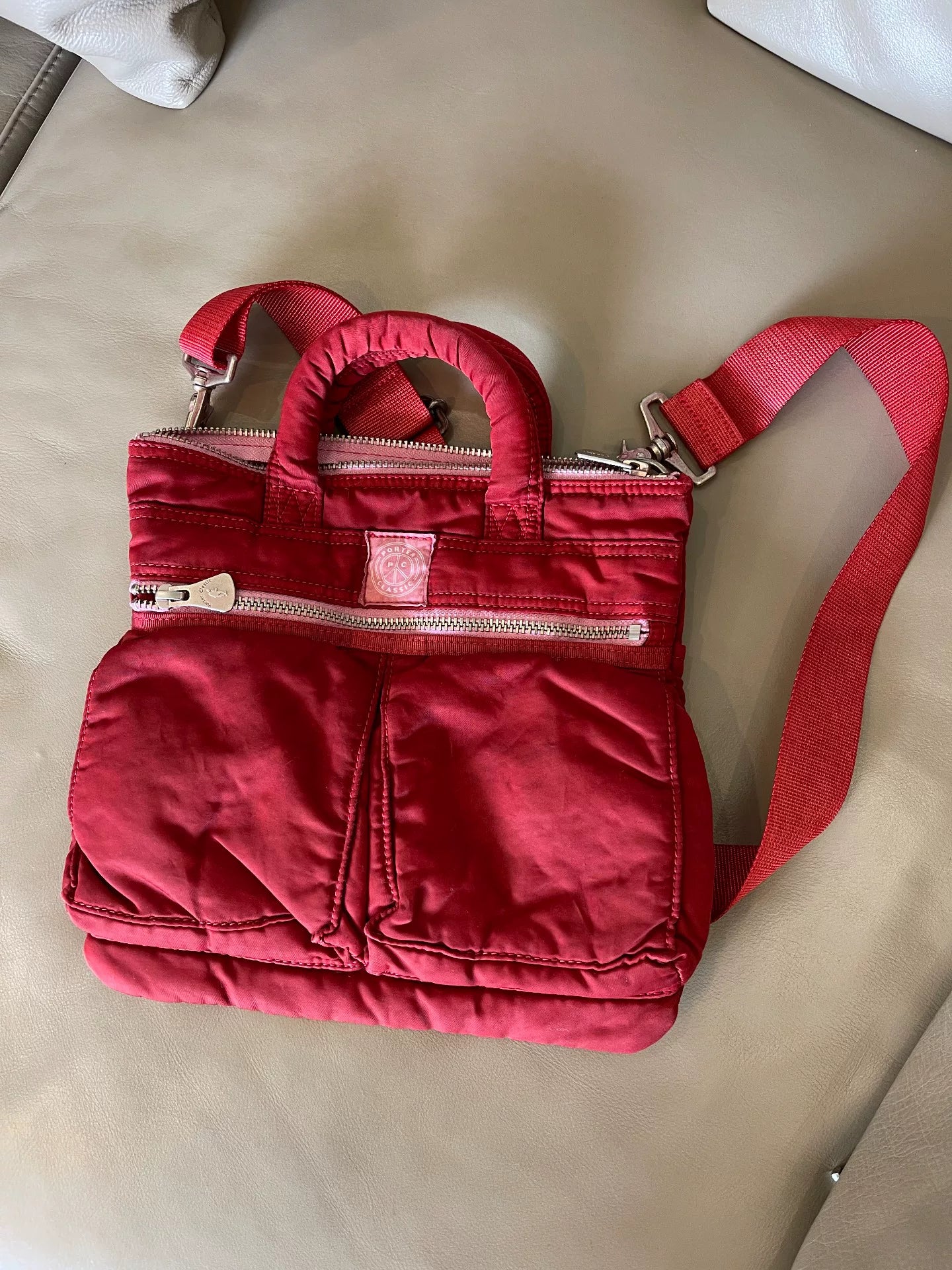 PORTER CLASSIC Helmet Crossbody Bag