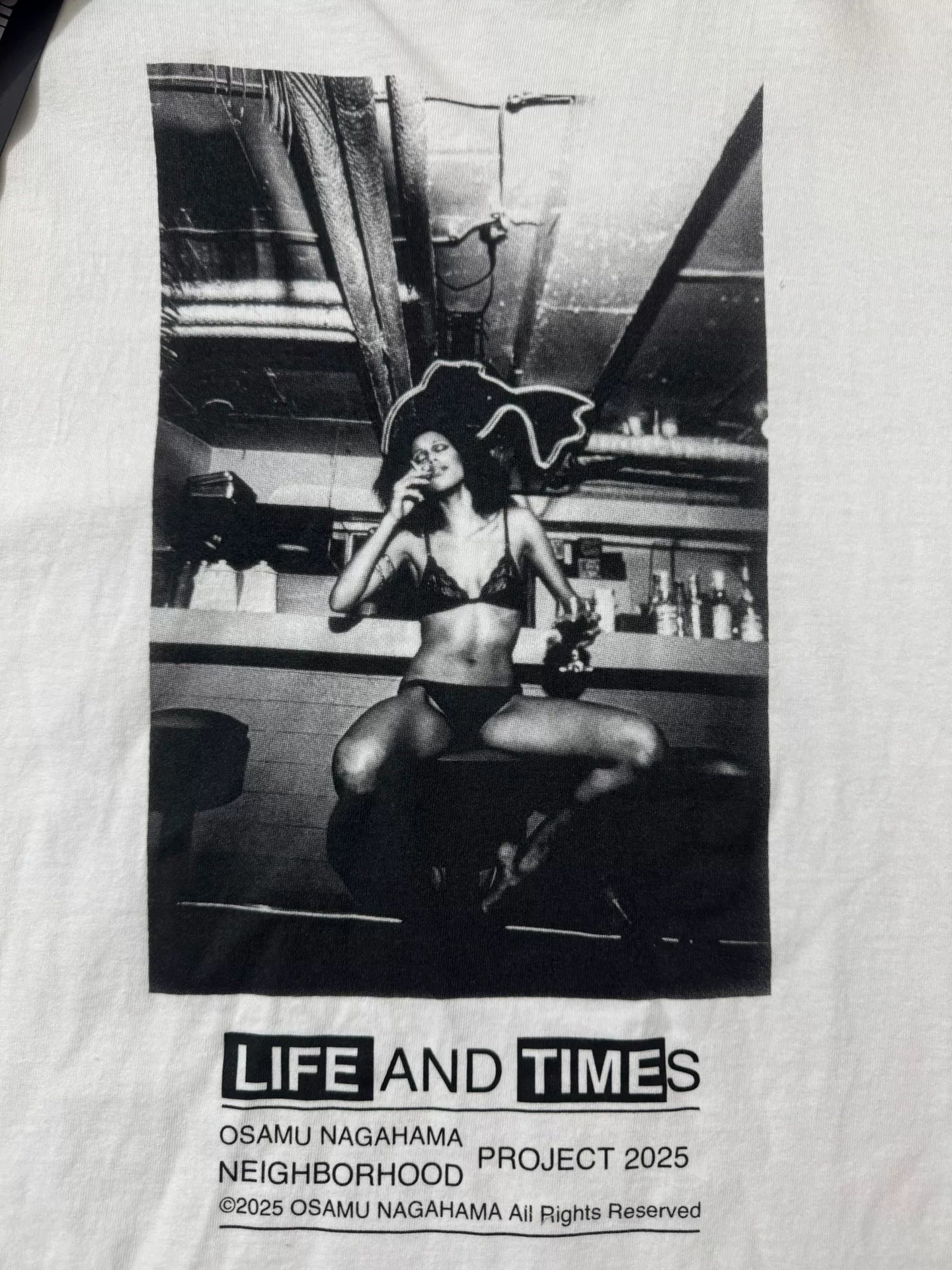 NEIGHBORHOOD x OSAMU NAGAHAMA TEE SS-3 25SS