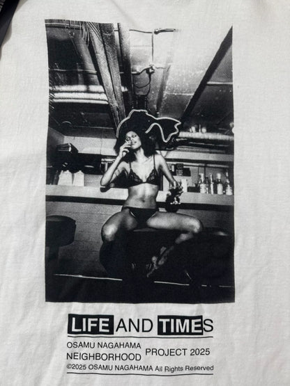 NEIGHBORHOOD x OSAMU NAGAHAMA TEE SS-3 25SS