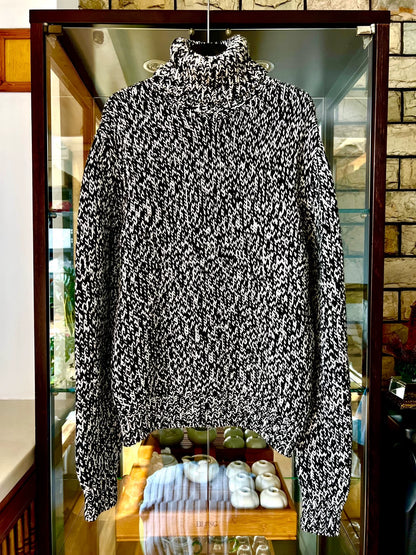 saint laurent high-neck wool sweater