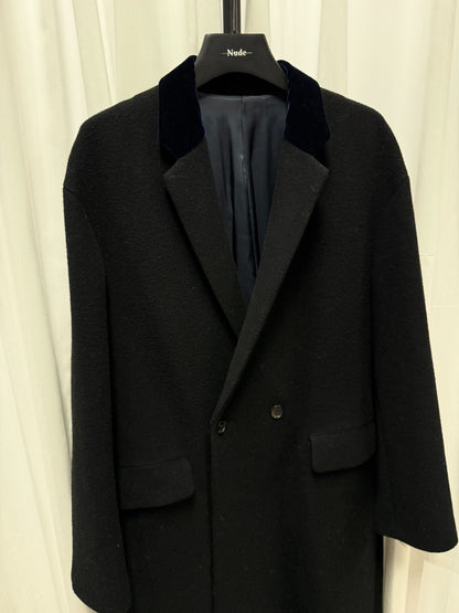 Kanye Inspired Velvet Collar Coat