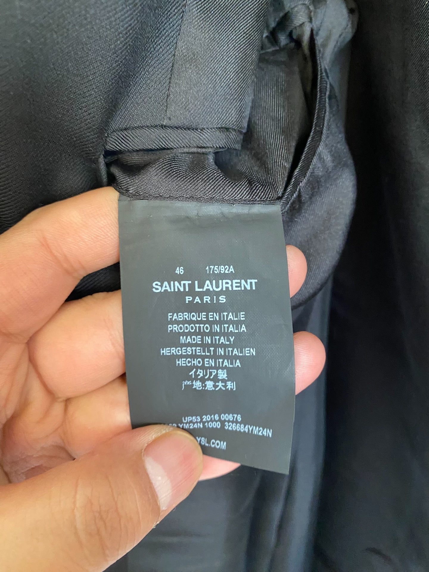 Saint Laurent Black Men's Blazer