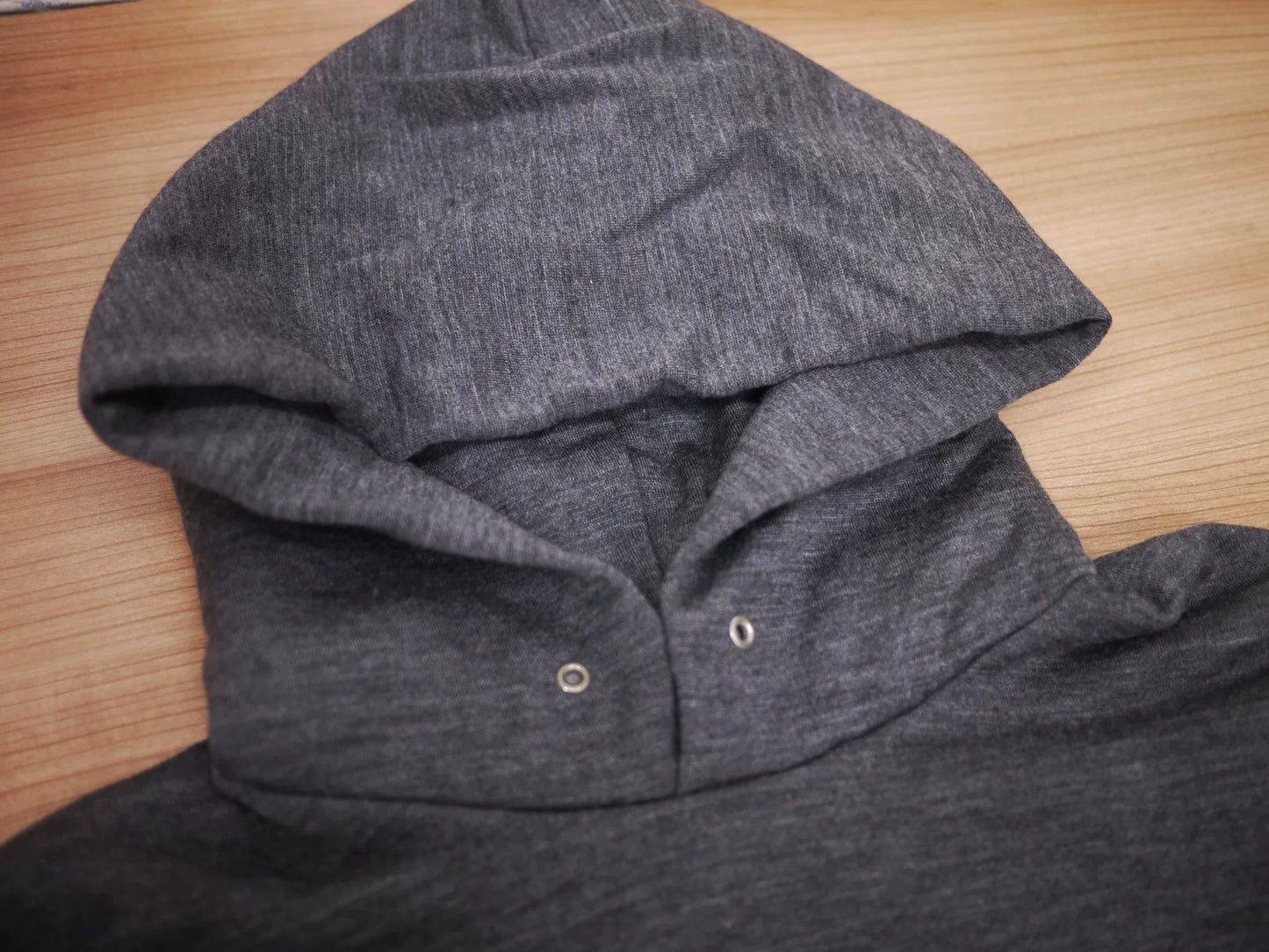 visvim jumbo hoodie p.o superfine charcoal