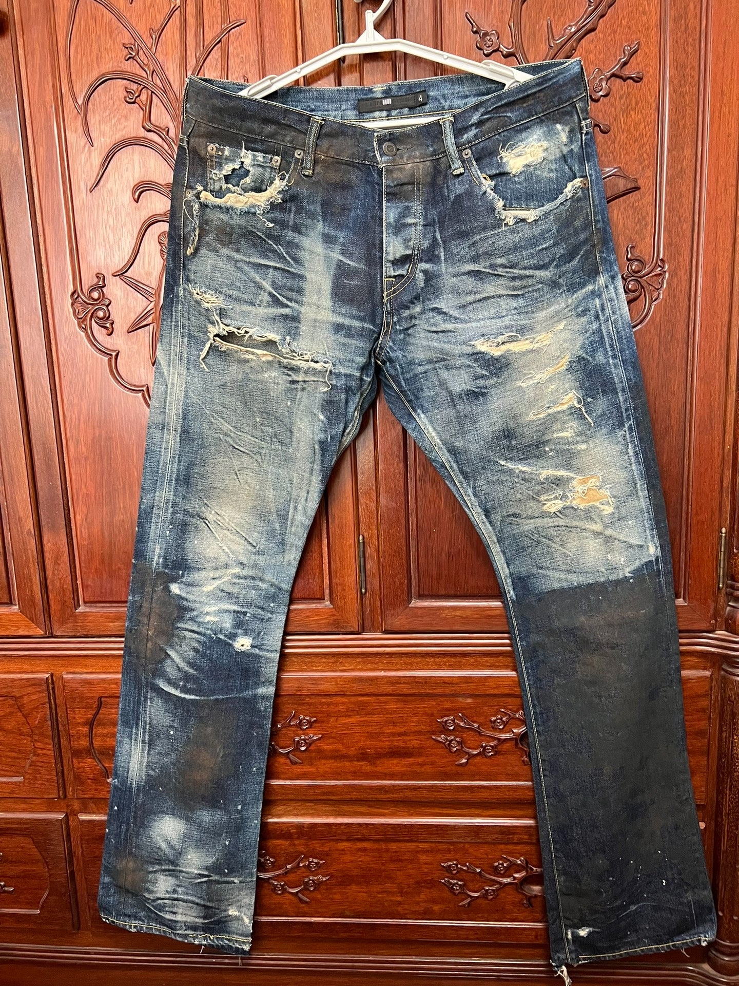 PLEIN FOUR Red Selvedge Japanese Denim Jeans