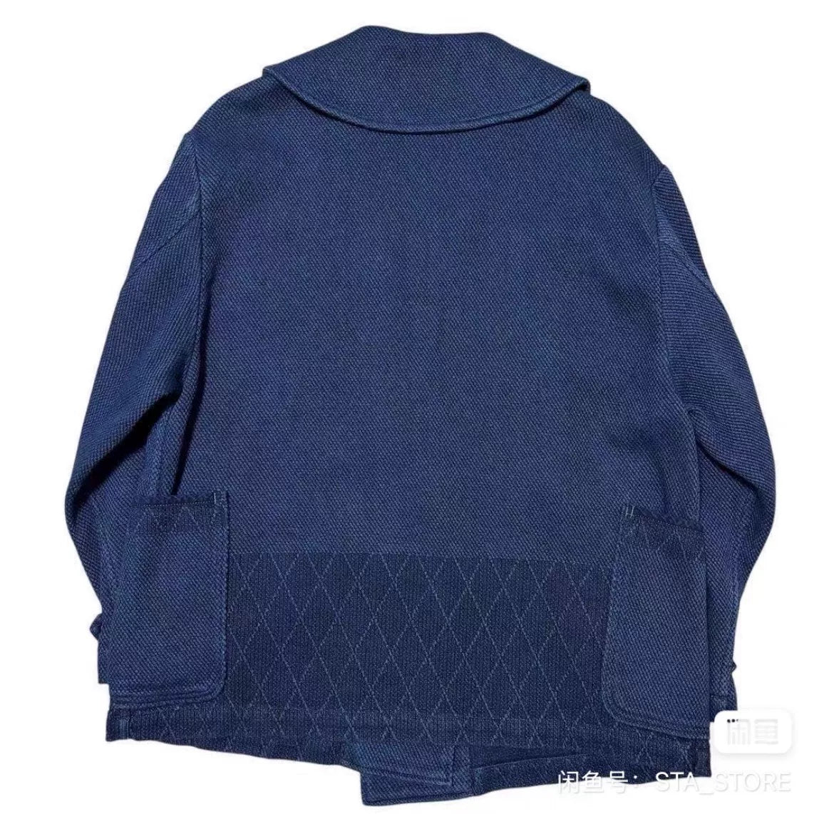 porter classic kendo duffle jacket indigo