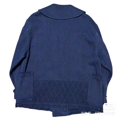 porter classic kendo duffle jacket indigo