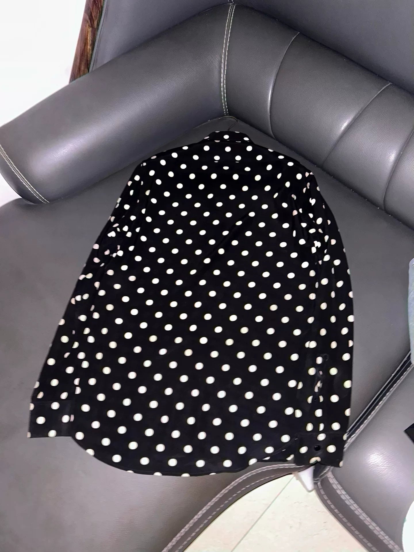 Saint Laurent Polka Dot Shirt by Hedi Slimane