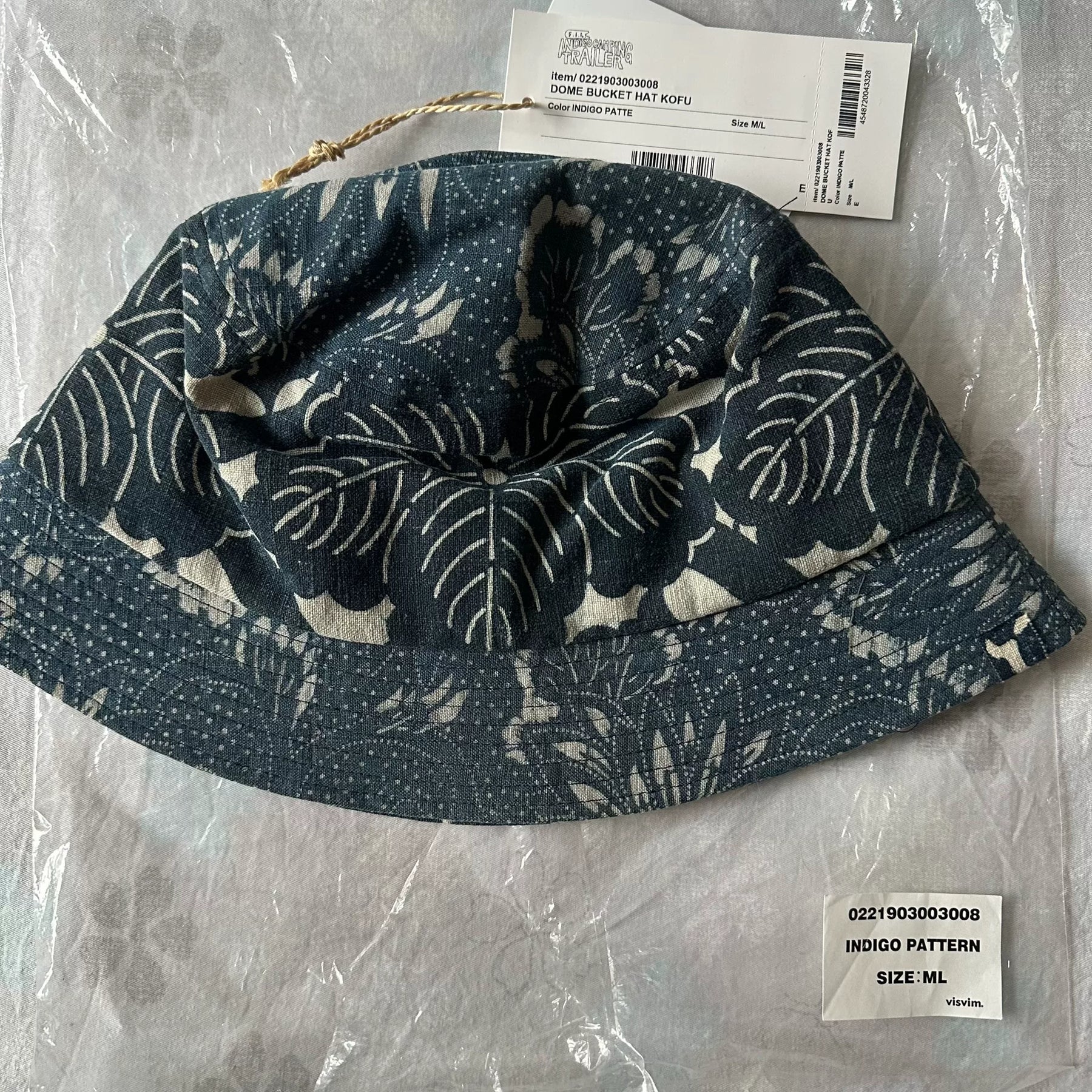 visvim DOME BUCKET HAT KOFU