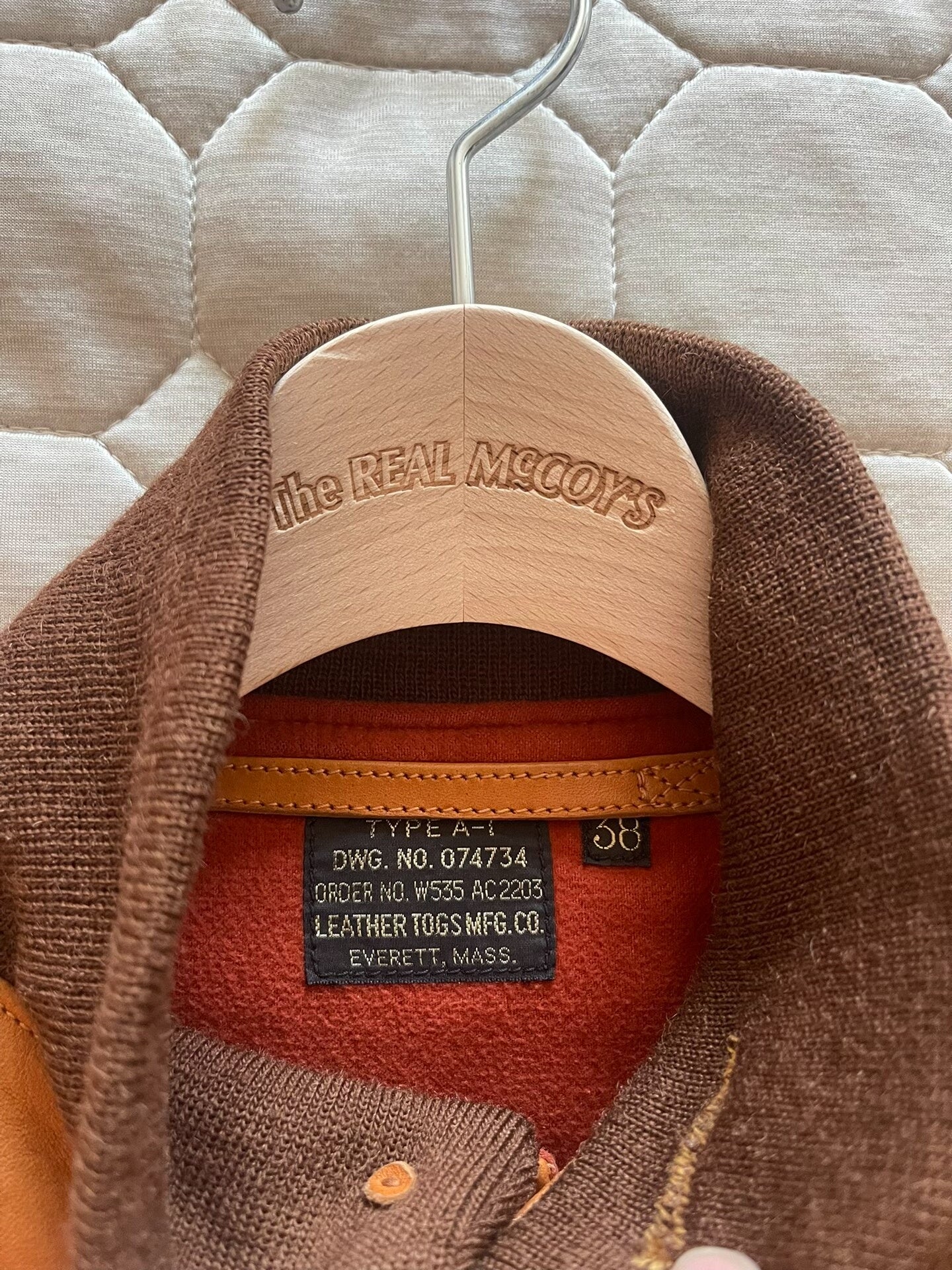 freewheelers a-1 waxed flight jacket