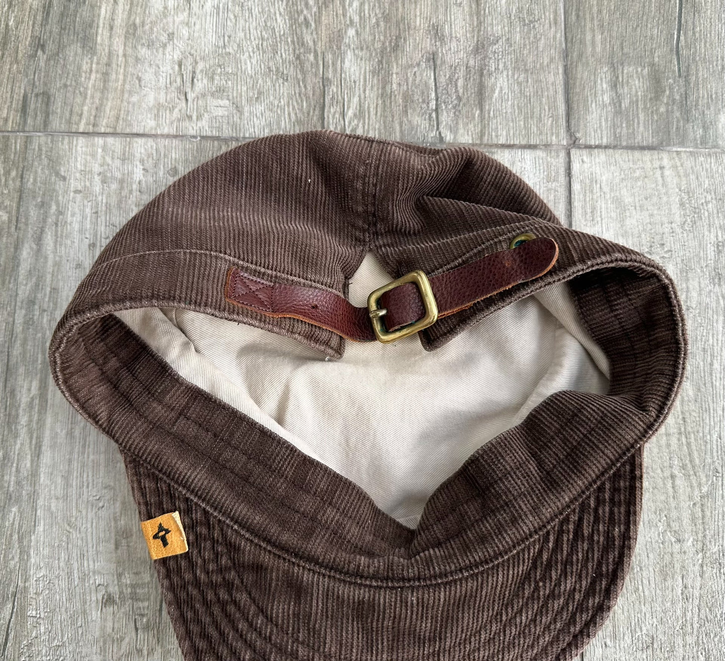 visvim engineer cap corduroy brown hat