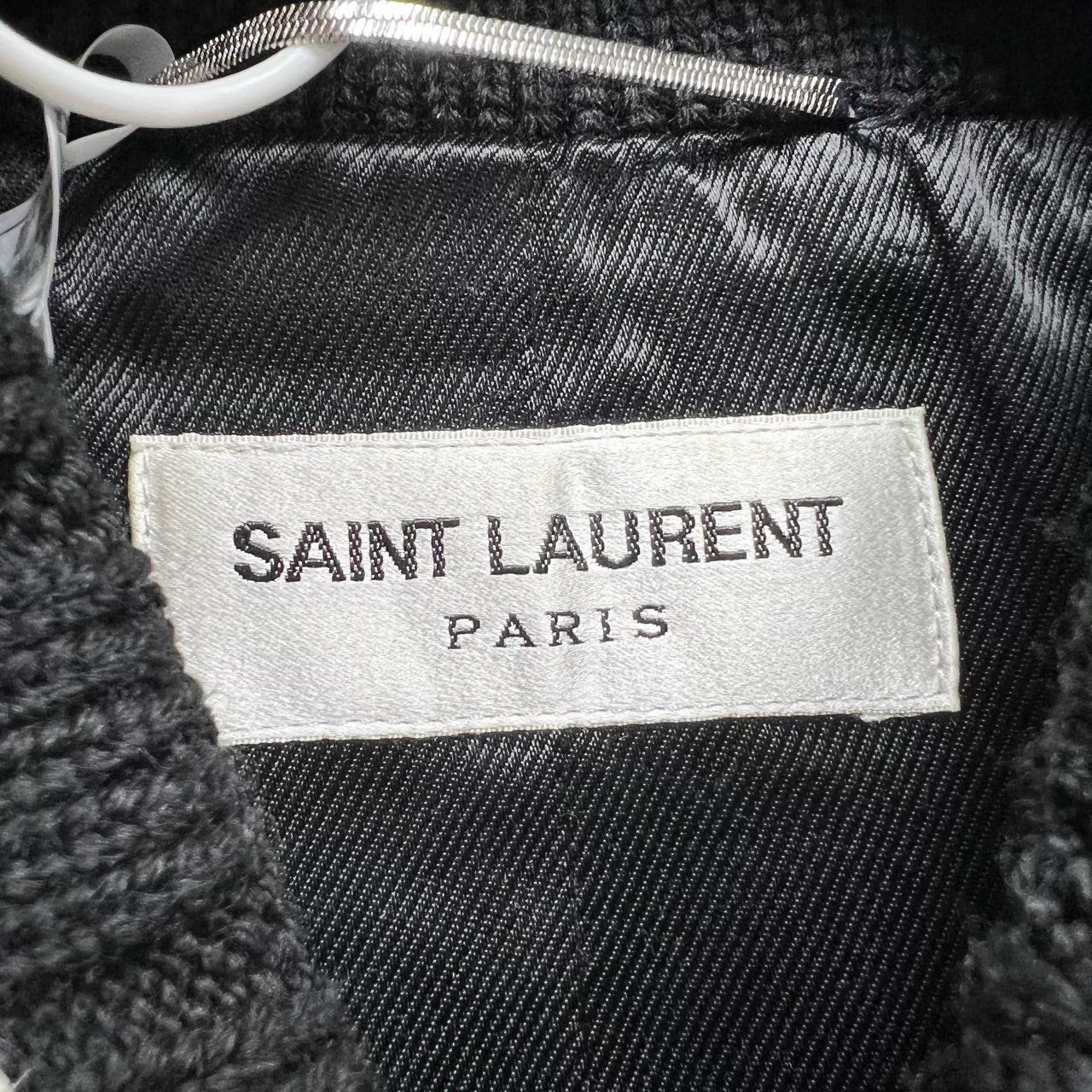 Saint Laurent YSL Black Baseball Jacket