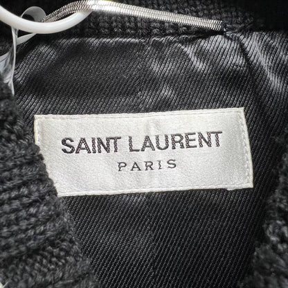 Saint Laurent YSL Black Baseball Jacket