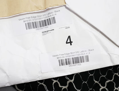 visvim snake print short sleeve shirt