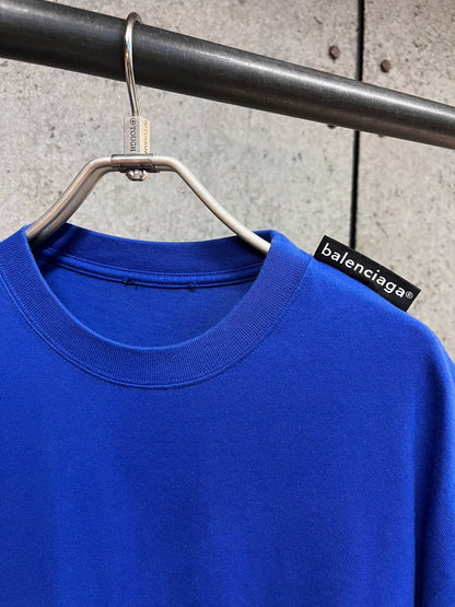 Balenciaga Blue Short-Sleeve T-Shirt S