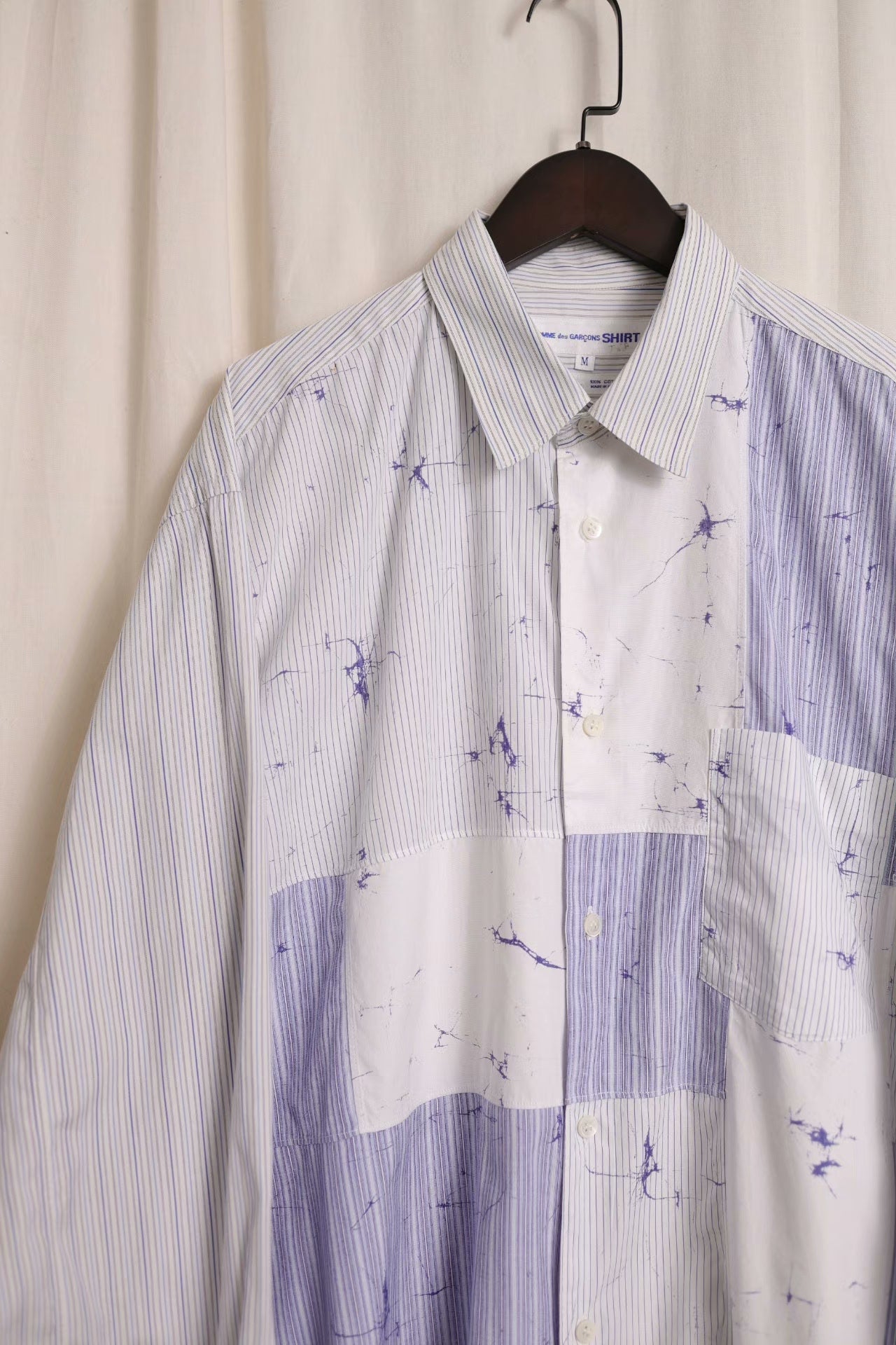 Comme des Garcons Stripe Ice Crack Shirt