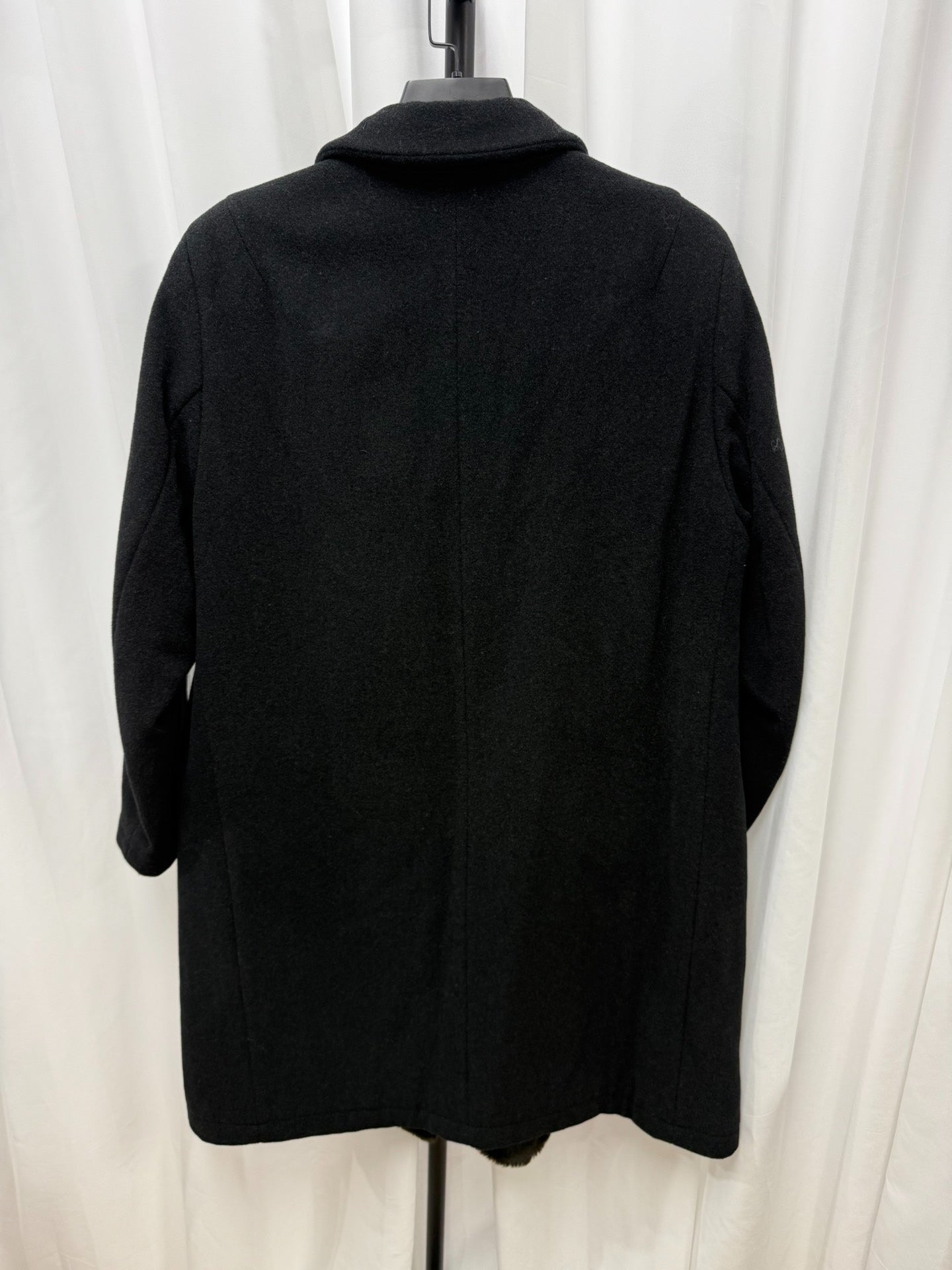 Dries Van Noten Fur Collar Loose Coat