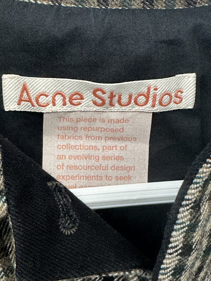 Acne Studios Wool Plaid Coat
