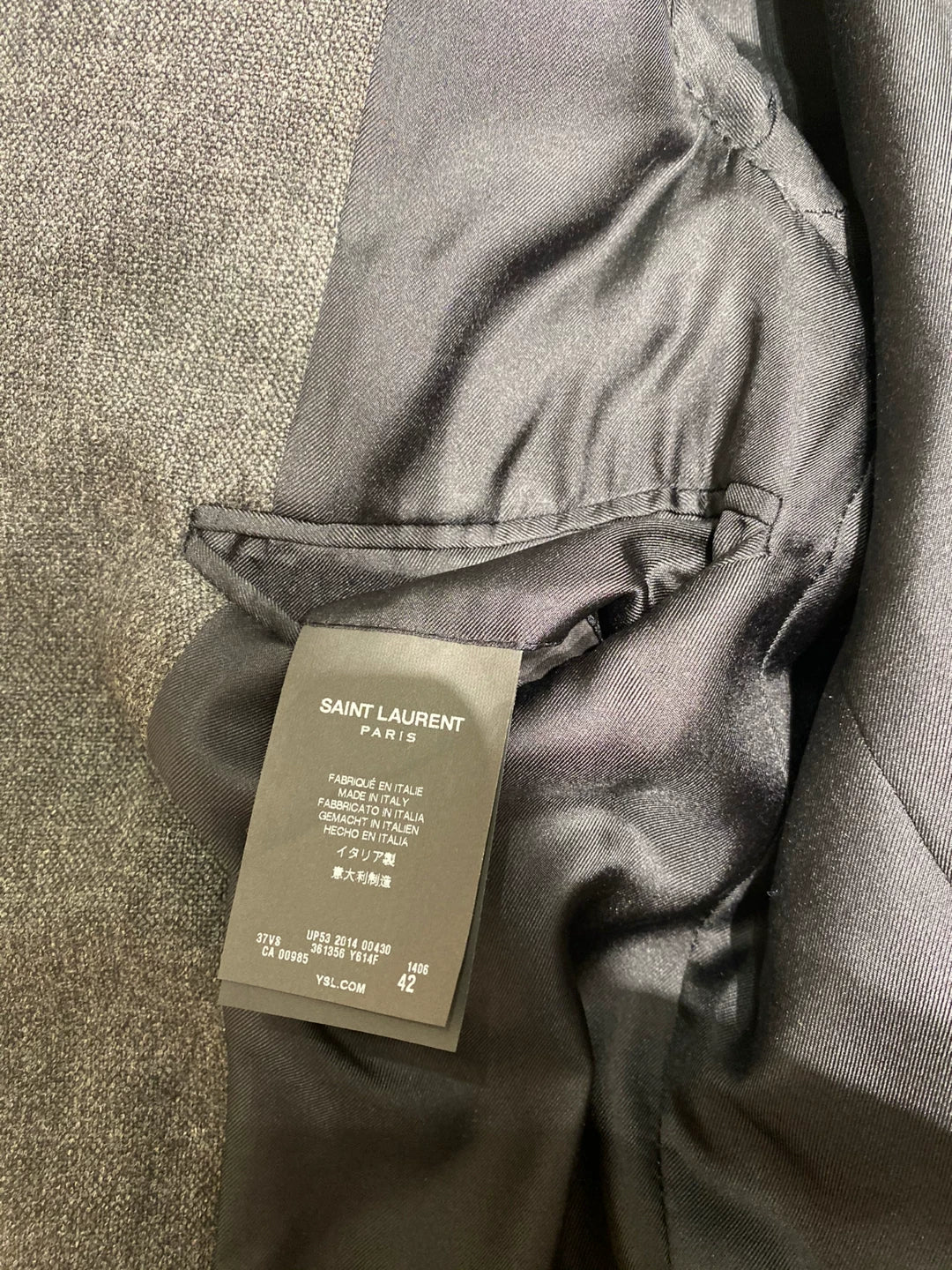 Hedi Slimane SLP 14FW Runway Blazer