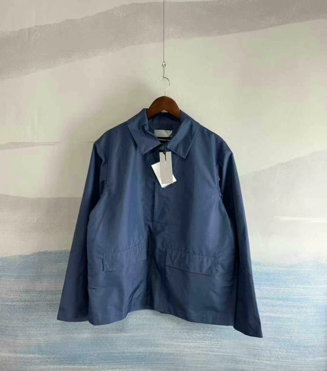 dior x parley waterproof jacket in blue