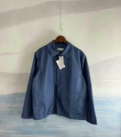 dior x parley waterproof jacket in blue
