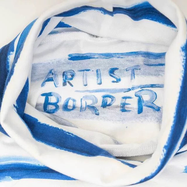 Porter Classic Watercolor Turtleneck Top