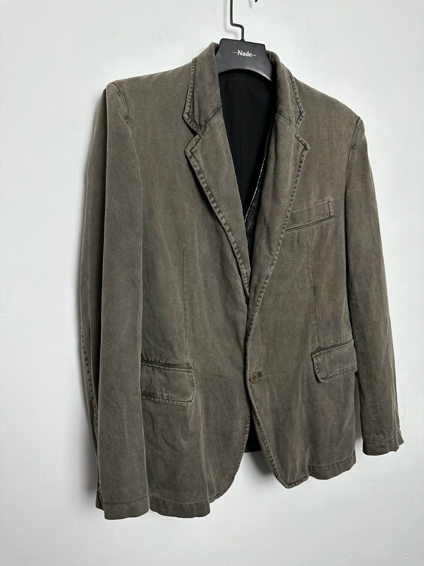Yohji Yamamoto Pour Homme Dyed Felted Jacket