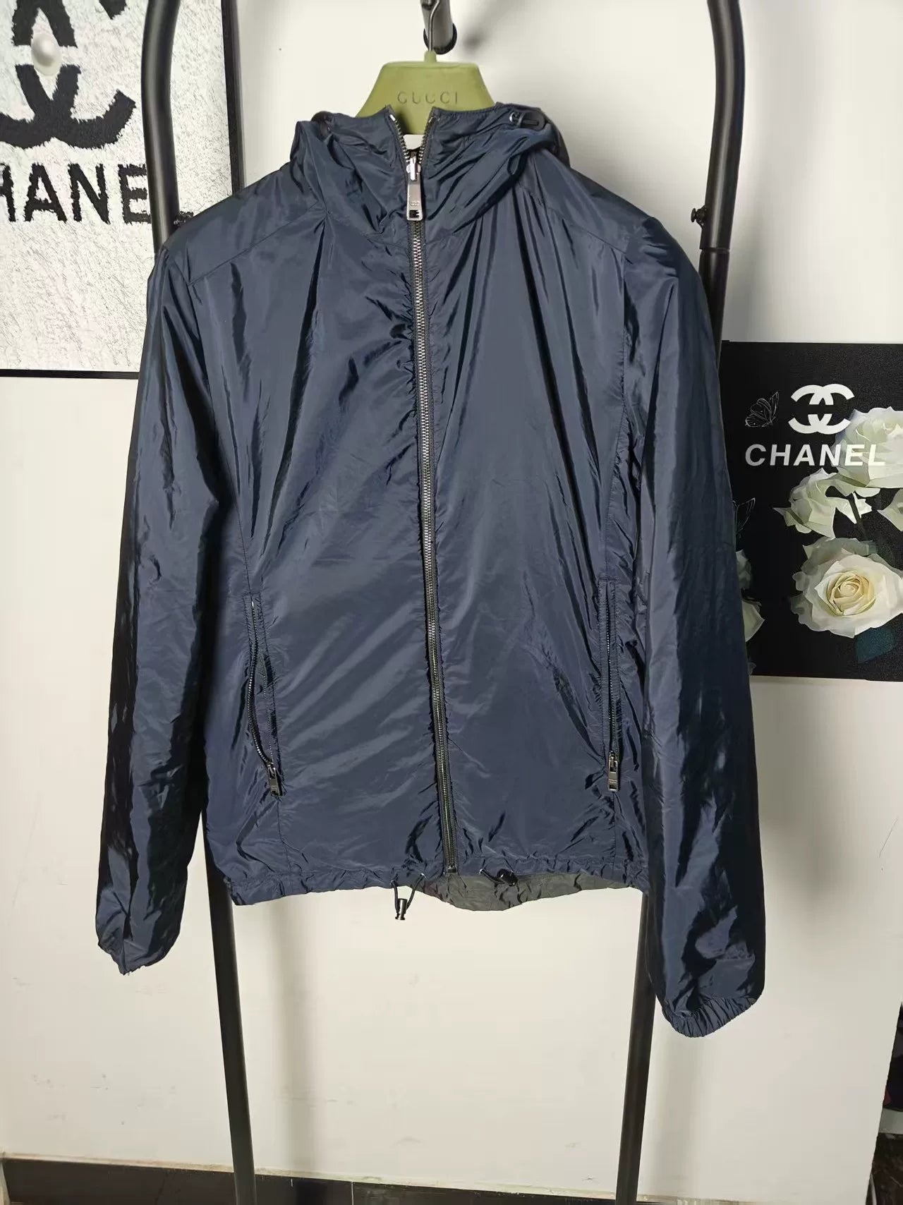Prada Reversible Cotton Jacket with Logo