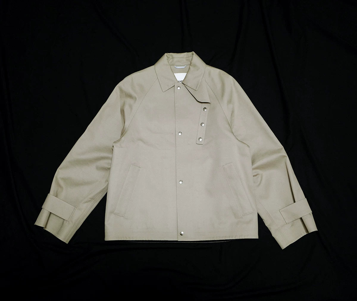 oamc midland jacket in beige color